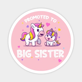 Promoted to big sister (on dark colors) Magnet